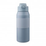 Botella de acero inoxidable con botón para abrir la boquilla 800ml décima vista