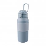 Botella de acero inoxidable con botón para abrir la boquilla 800ml tercera vista