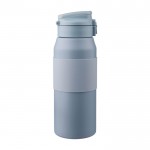 Botella de acero inoxidable con botón para abrir la boquilla 800ml quinta vista