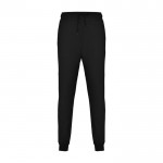 Pantalón de chándal largo algodón y poliéster 280 g/m2 Roly Direct Adelpho color negro segunda vista