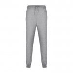 Pantalón de chándal largo algodón y poliéster 280 g/m2 Roly Direct Adelpho color gris claro segunda vista