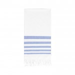 Pareo toalla bicolor algodón 180 g/m2 color azul marino