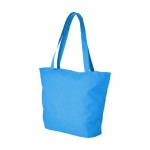 Bolsa con compartimentos de cremallera color azul
