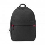 Mochila resistente de alta calidad color negro vista frontal
