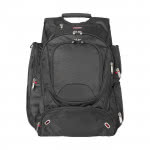 Mochila corporativa para portátil color negro vista delantera