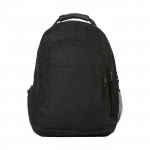 Mochila para portátil asa reforzada color negro vista delantera
