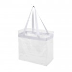 Bolsa transparente personalizada color blanco