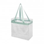 Bolsa transparente personalizada color verde menta