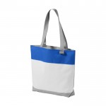 Bolsa para convenciones en poliéster color azul real vista detalle 1