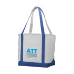 Tote bag personalizado para comprar color azul real con logo