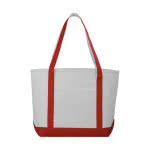 Tote bag personalizado para comprar color rojo vista delantera