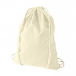 Mochila de cuerdas y de algodón 100 g/m2 color natural