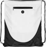 Bolsa saco con salida de auriculares color blanco