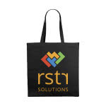 Bolsa Tote de 220gr en colores color negro con impresión