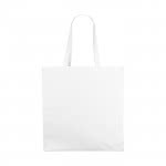 Bolsa Tote de 220gr en colores color blanco vista delantera