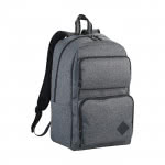 Mochila para pc corporativa con logo color gris