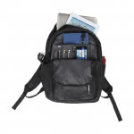 Mochila para portátil con protección RFID color negro segunda vista