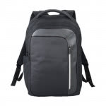 Mochila para portátil con protección RFID color negro vista delantera