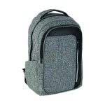 Mochila para portátil con protección RFID color gris