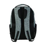Mochila para portátil con protección RFID color gris vista trasera