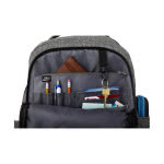 Mochila para portátil con protección RFID color gris tercera vista
