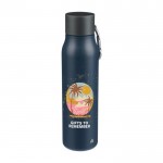 Botella térmica de acero inoxidable reciclado con mosquetón 600ml primera vista