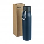 Botella térmica de acero inoxidable reciclado con mosquetón 600ml novena vista