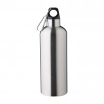 Botella térmica de doble pared de acero inoxidable 500ml color plateado primera vista