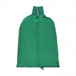 Mochila de cuerdas con asas color verde segunda vista frontal