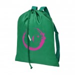 Mochila de cuerdas con asas y logotipo