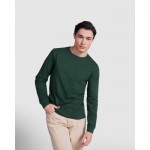 Camiseta de manga larga en algodón y puños canalé 165 g/m2 Roly Direct Pointer color azul marino sexta vista de uso