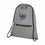 Mochila saco con efecto jaspeado promocional
