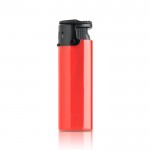 Mechero electrónico con llama resistente a la fuerza del viento color rojo