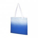 Bolsa reutilizable con degradado color azul real