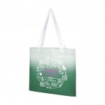 Bolsa reutilizable con degradado y logotipo