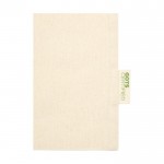 Bolsa de algodón orgánico ligera 140 g/m2 color natural vista detalle 1