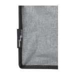Bolsa isotérmica de cierre plegable color gris vista detalle 2