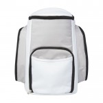 Mochila térmica capacidad de 20 litros color blanco segunda vista frontal