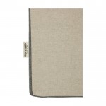 Bolsa de algodón reciclado 190 g/m2 color gris vista detalle 3