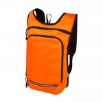 Mochila para excursión repelente al agua color naranja