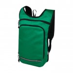 Mochila para excursión repelente al agua color verde oscuro