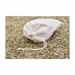 Juego de petanca con pelotas de madera en una bolsa de algodón séptima vista