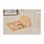 Juego de cuchillos para quesos o charcutería en una bolsa con velcro sexta vista