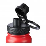 Botella de acero inox de doble pared con tapa de soporte de móvil 800ml décima vista