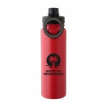 Botella de acero inox de doble pared con tapa de soporte de móvil 800ml