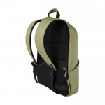 Mochila antirrobo de material reciclado para PC con bolsillos 15,6” color verde vista lateral