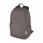 Mochila antirrobo de material reciclado para PC con bolsillos 15,6” color gris