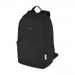 Mochila antirrobo de material reciclado para PC con bolsillos 15,6” color negro