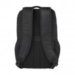 Mochila de poliéster reciclado para PC con riñonera extraíble 15” color negro segunda vista trasera