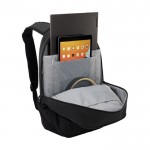 Mochila de RPET para PC con bolsillo para tablet 15,6” color negro cuarta vista
